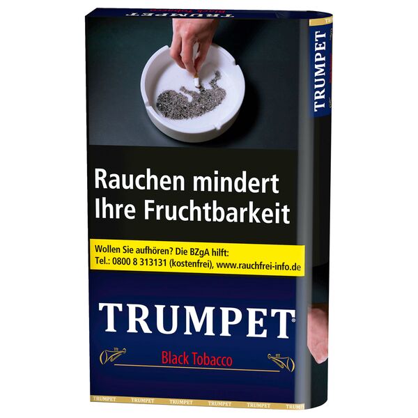 Trumpet Black Zware Tabak Pouch