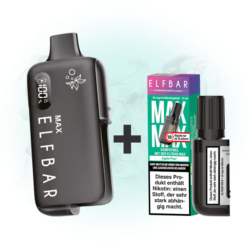 Elfbar Max Device + Pods Angebot jetzt online bestellen! Elfbar Max Device + Pods Angebot jetzt online bestellen!