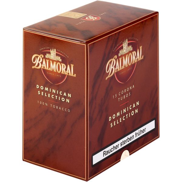 Balmoral Dominican Selection Corona Tubos Zigarren 15er Steller