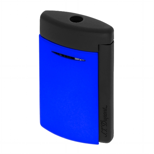 Dupont Mini Neonblau Jetfeuerzeug