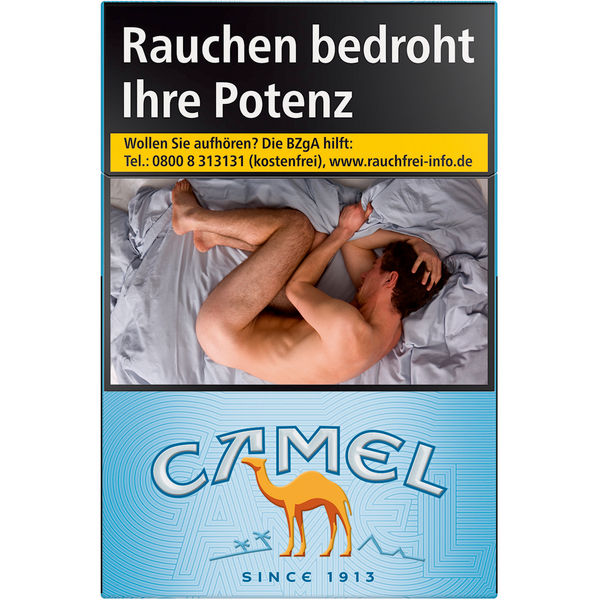 Camel Blue OP Zigaretten Schachtel