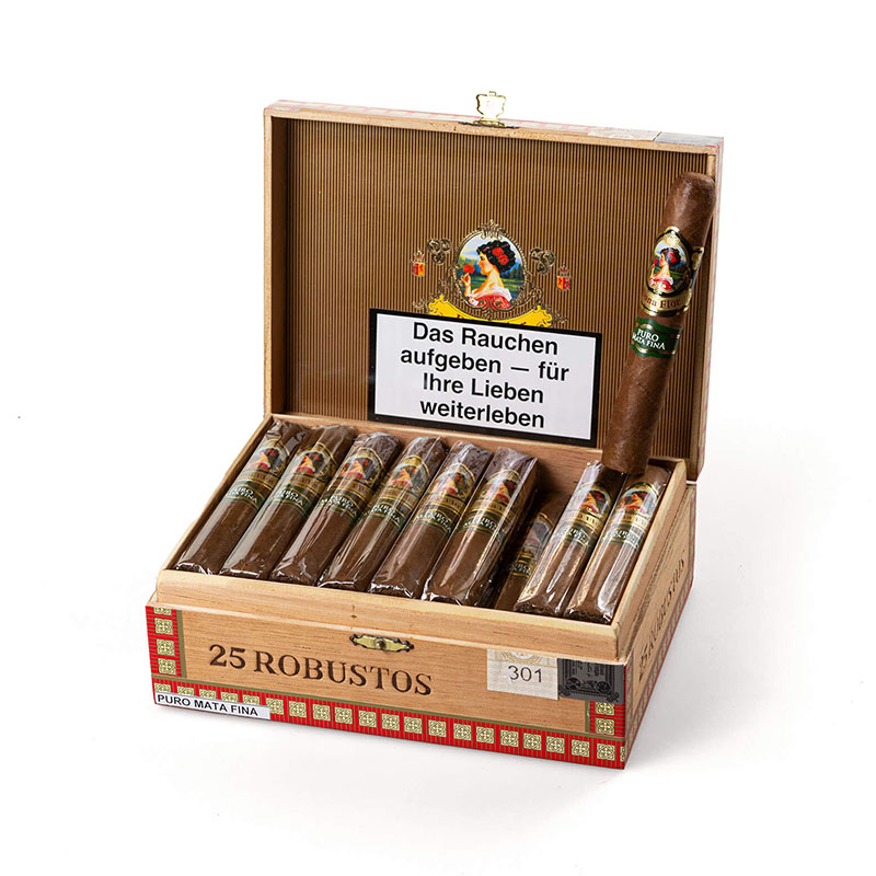 Dona Flor Mata Fina Puro Robusto Zigarren Kiste offen