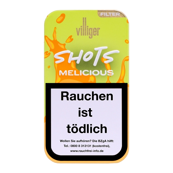 Villiger Shots Melicious Zigarillos Schachtel