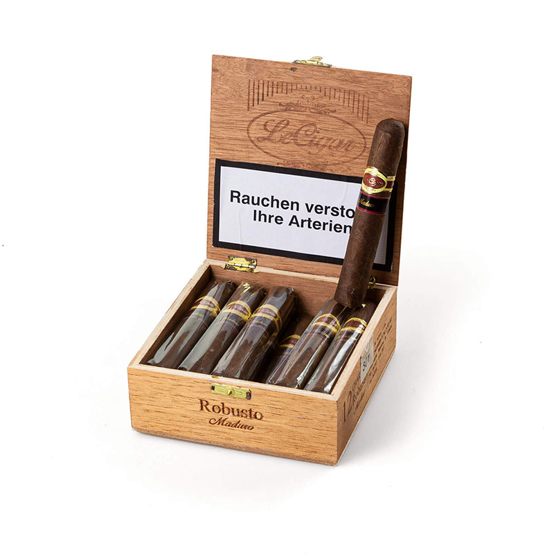 Le Cigar Arapiraca Robusto Zigarren Kiste offen