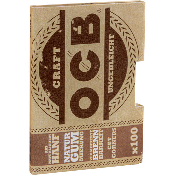 OCB Craft Zigarettenpapier Ungebleicht 100er Heftchen