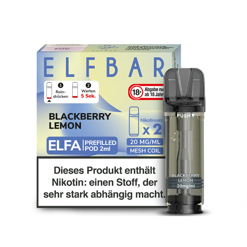 Elfbar Elfa Pods Blackberry Lemon - 20mg Nikotin