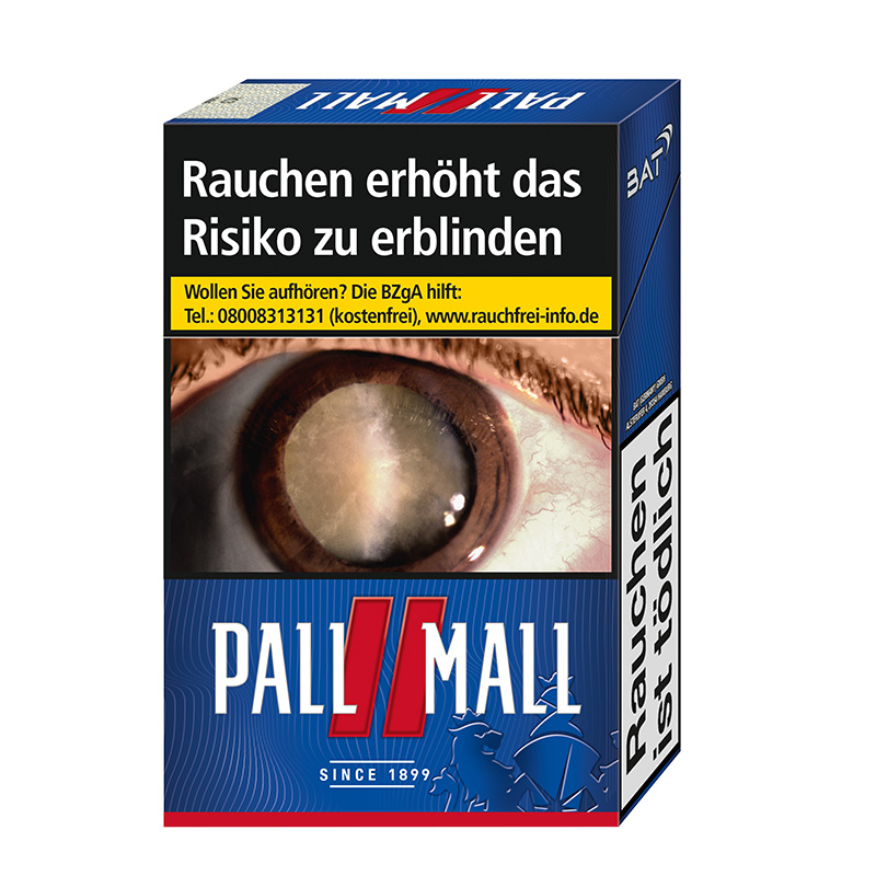 Pall Mall Red OP Zigaretten Schachtel