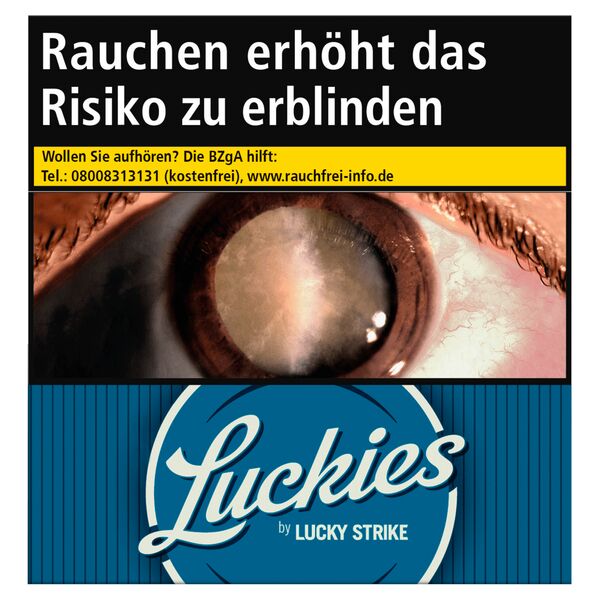 Luckies Crafted 1871 Blue Hercules Zigaretten Schachtel