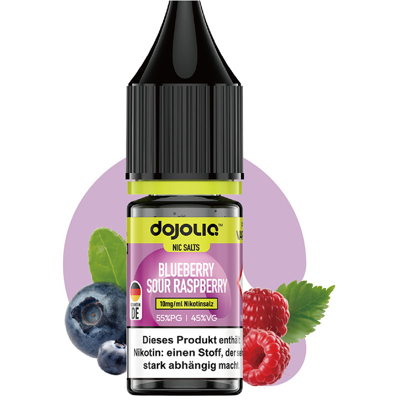 Dojoliq Blueberry Sour Raspberry 10mg Nikotinsalz Liquid