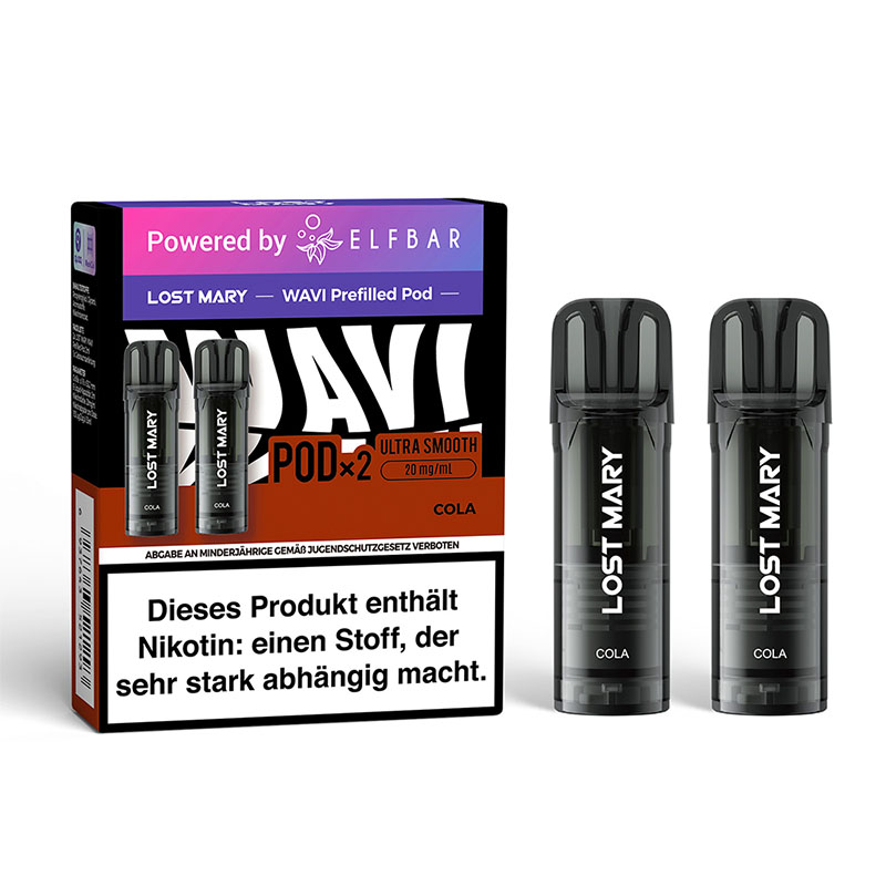 Lost Mary Wavi Cola 20mg Prefilled Pods Packung