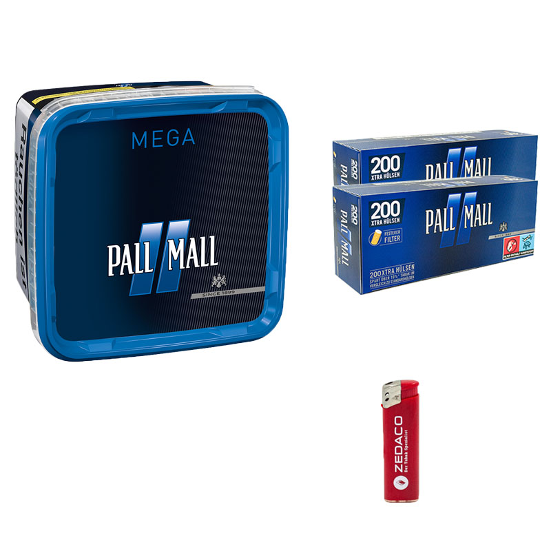 Pall Mall Blue Mega Volumentabak Eimer Aktion Small Pall Mall Blue