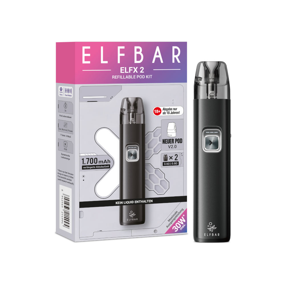 Elfbar Elfx 2 Black Device E-Zigarette