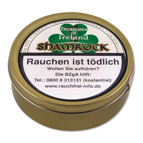 Treasures of Ireland Shamrock Pfeifentabak Dose