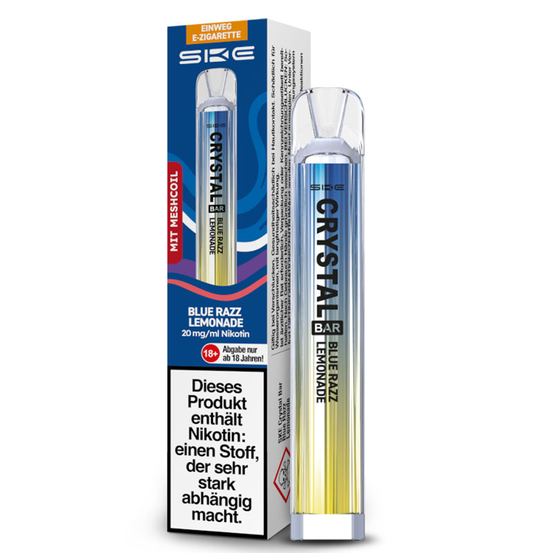 SKE Crystal Bar Blue Razz Lemonade Einweg E-Zigarette