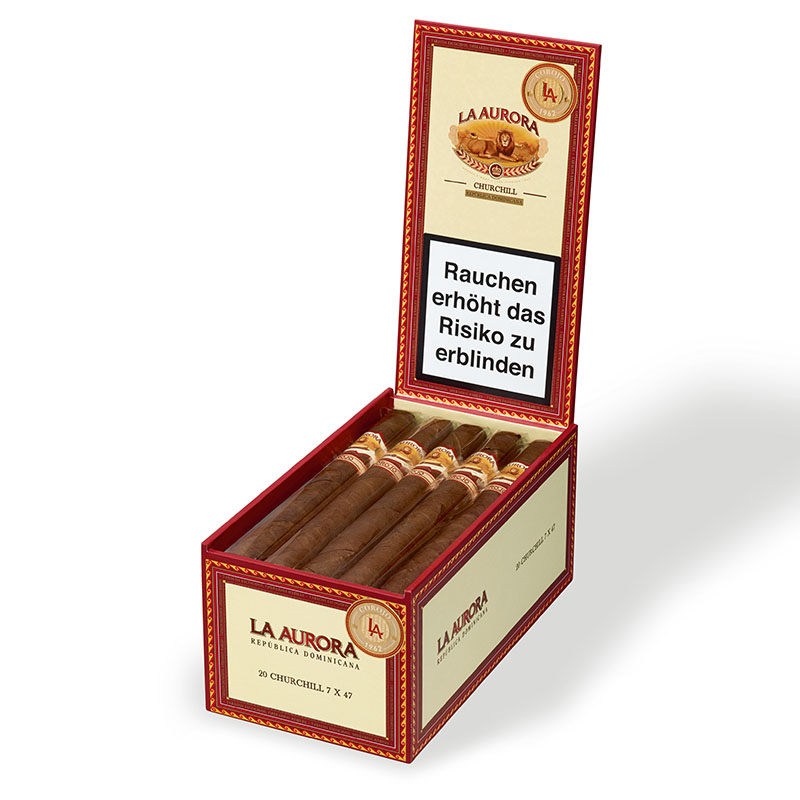 La Aurora 1962 Corojo Churchill Zigarren Kiste