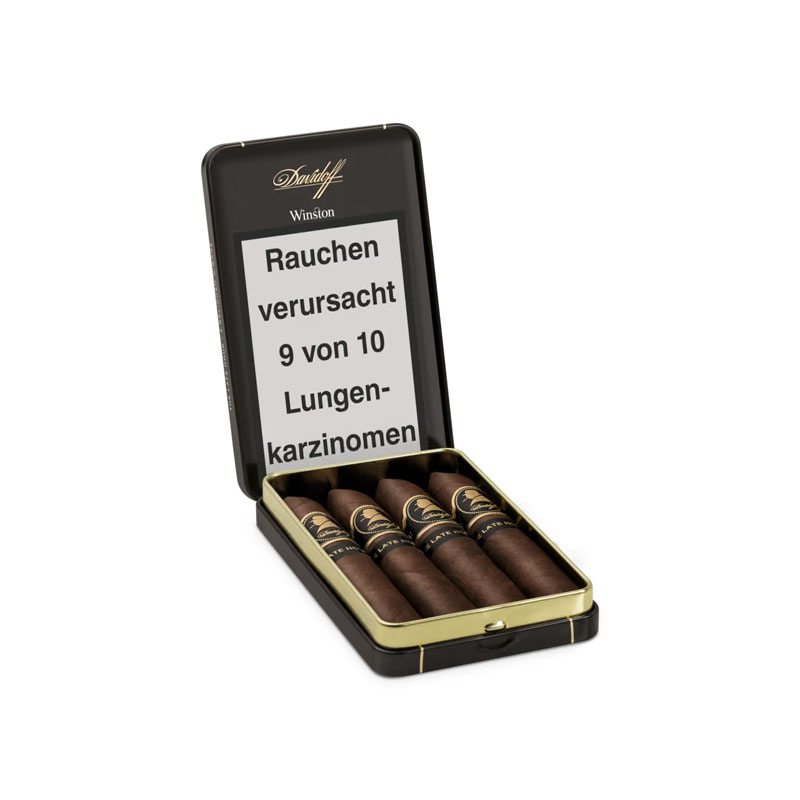 Davidoff Winston Churchill Late Hour Belicoso Zigarren Schachtel