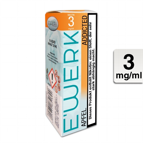 E-Liquid E'WERK Addicted 3 mg