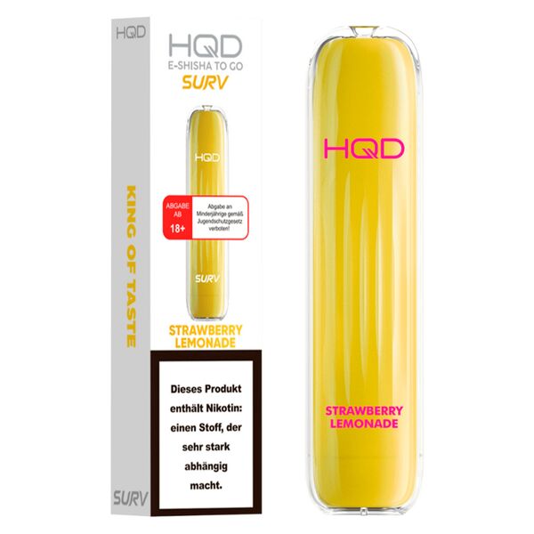 HQD Surv Strawberry Lemonade 18mg Einweg E-Zigarette