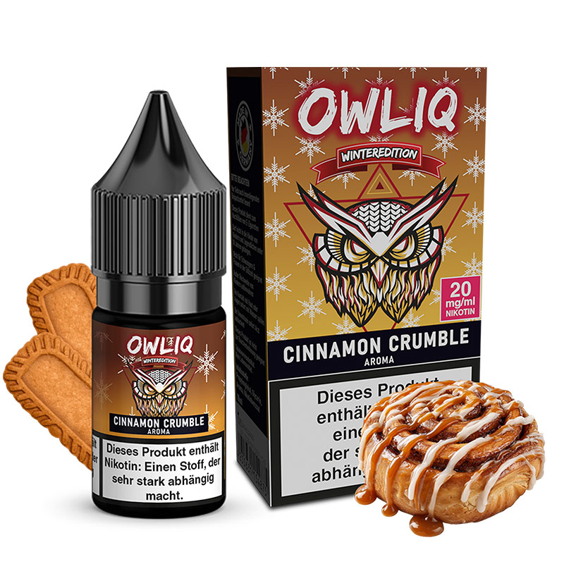 Owliq Cinnamon Crumble Winter Edition 20mg Nikotinsalz Liquid