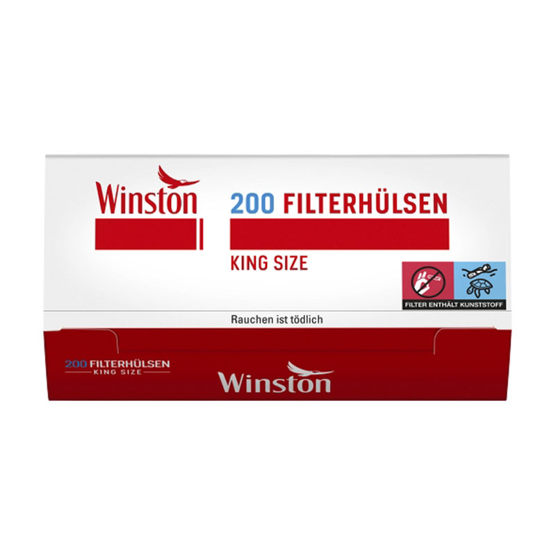 Winston Filterhülsen 200 Stück Packung