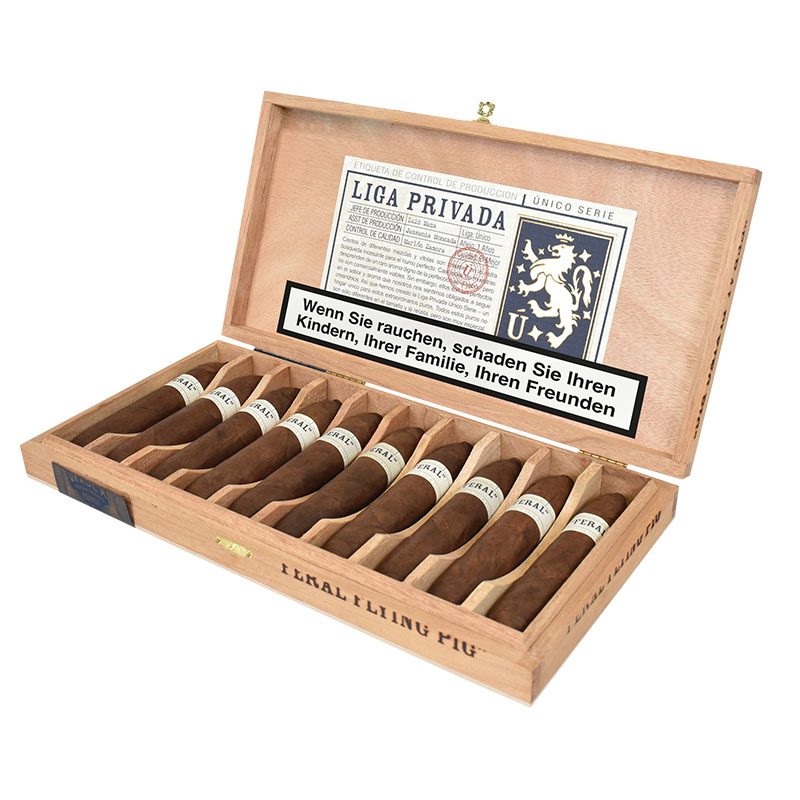 Drew Estate Liga Privada Unico Feral Flying Pig Zigarren Kiste