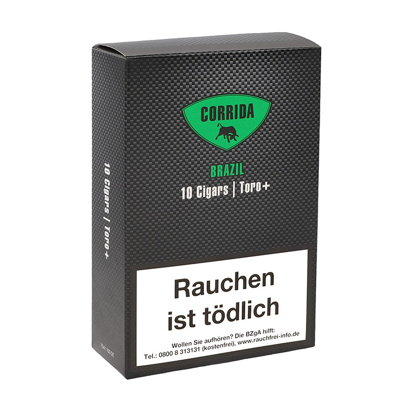 Corrida Brazil Toro+ Zigarren Schachtel