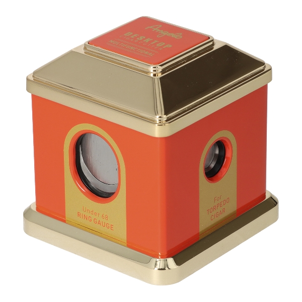 Angelo Tisch Zigarrenabschneider Orange Gold