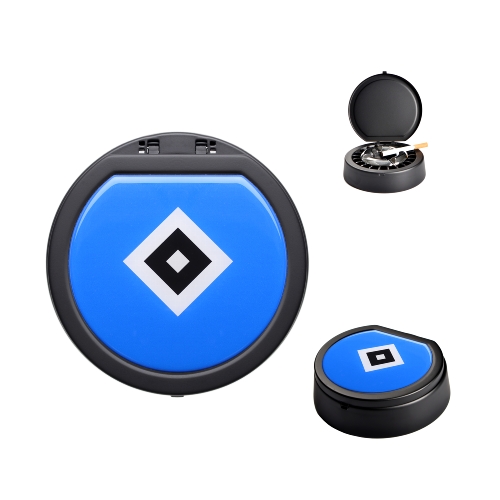 Aschenbecher Metall Atomic Sprungdeckel HSV Design