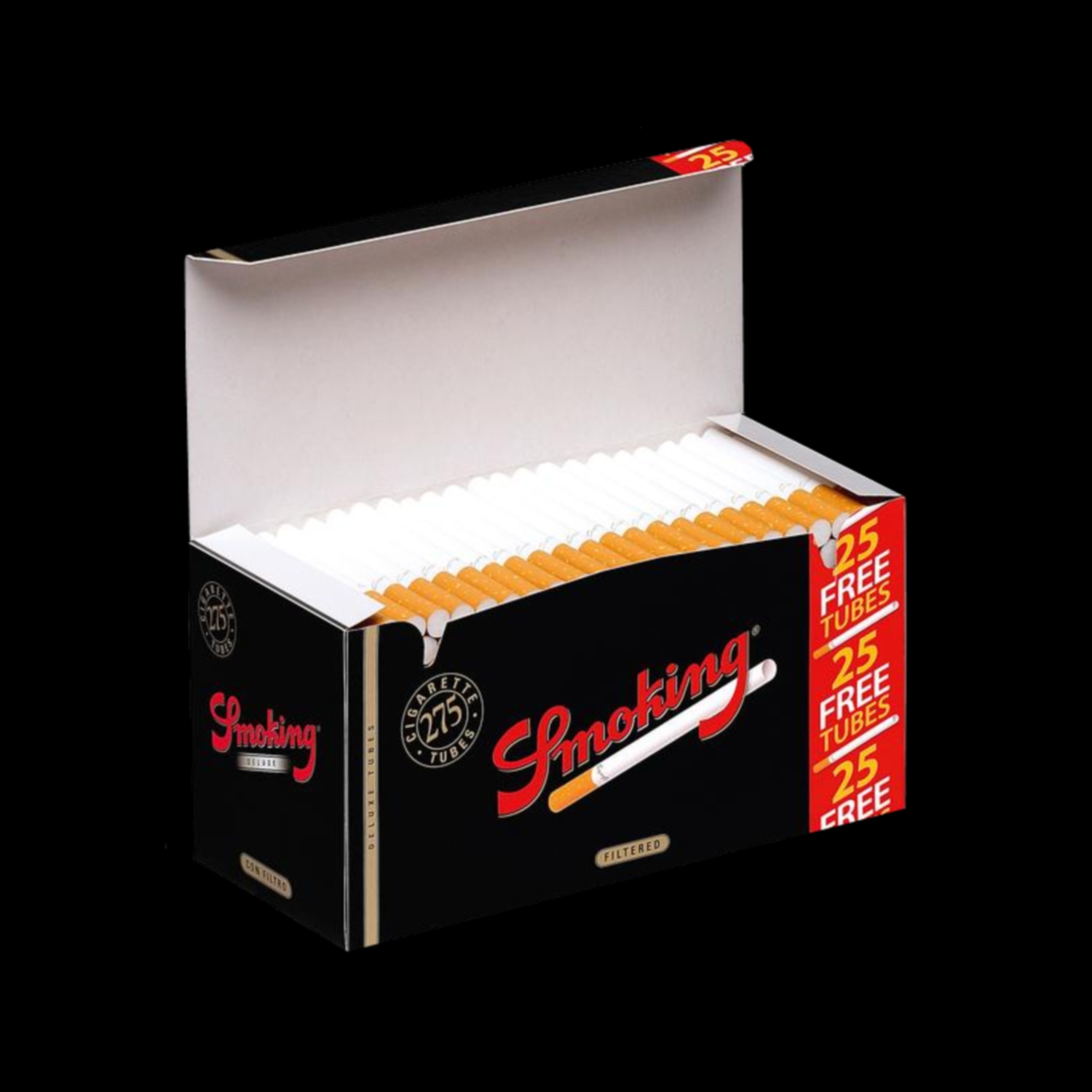 Smoking de Luxe - Filterhülsen - 200 + 25