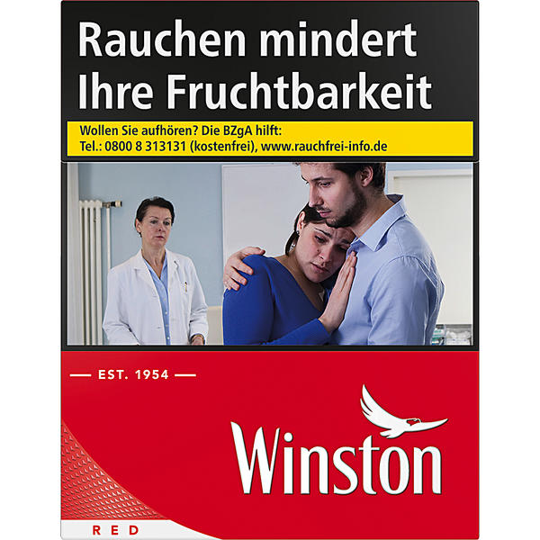 Winston Red XXL Zigaretten Schachtel
