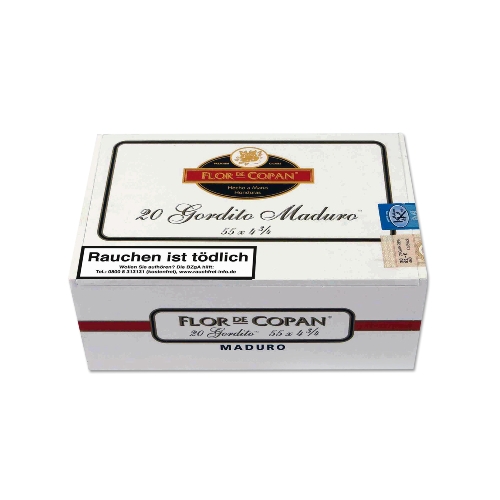 Flor de Copan Maduro Gordito Zigarren 20er Kiste