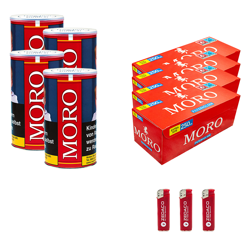Moro Volumentabak Red XL Dose Aktion Large Extra Hülsen
