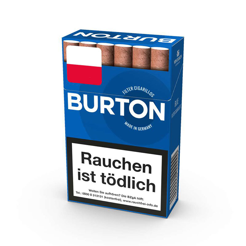 Burton Blue Naturdeckblatt L Zigarillos