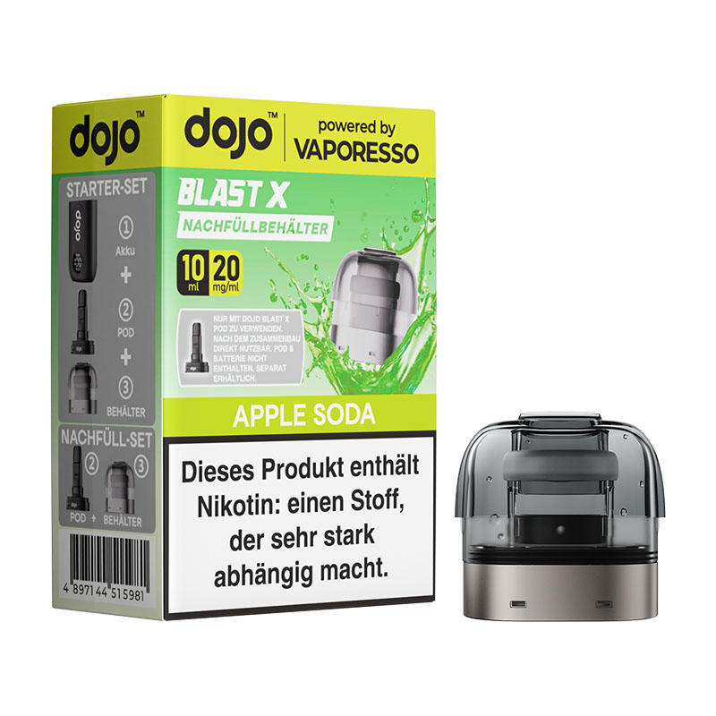 Dojo Blast X Refill Container Apple Soda 20mg