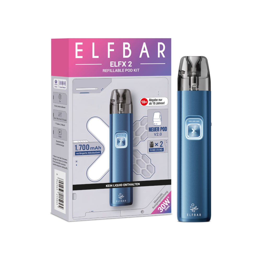Elfbar Elfx 2 Blue Device E-Zigarette