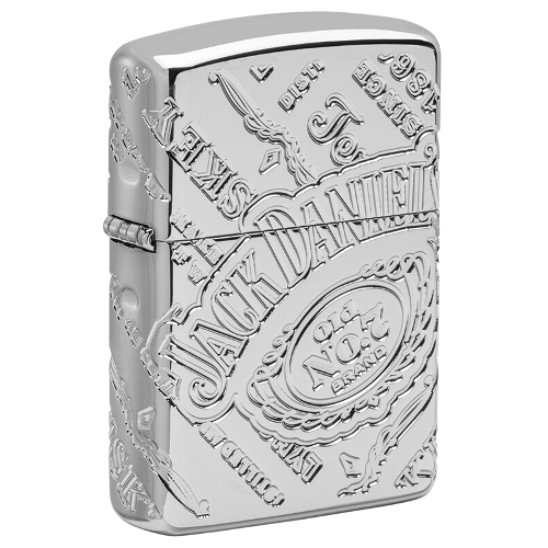 Zippo Chrom Poliert Aromor Jack Daniels