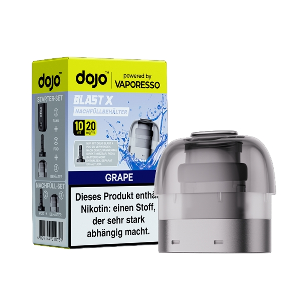 Dojo Blast X Refill Container Grape 20mg