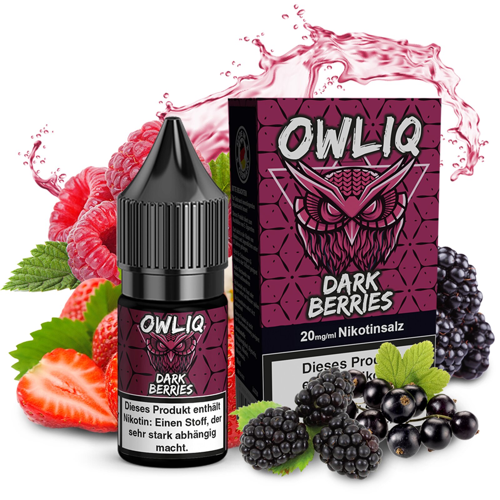 Owliq Blue Razz 20mg Nikotinsalz Liquid