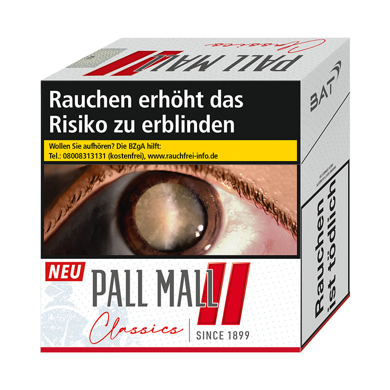 Pall Mall Classics Red Hercules Zigaretten Packung