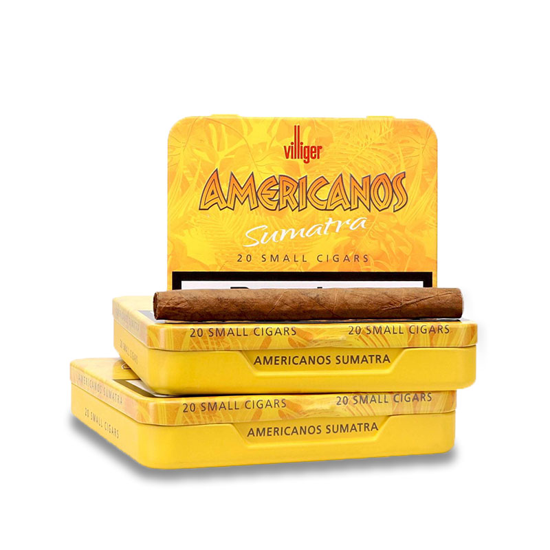 Villiger Americanos Sumatra Zigarillos Schachtel