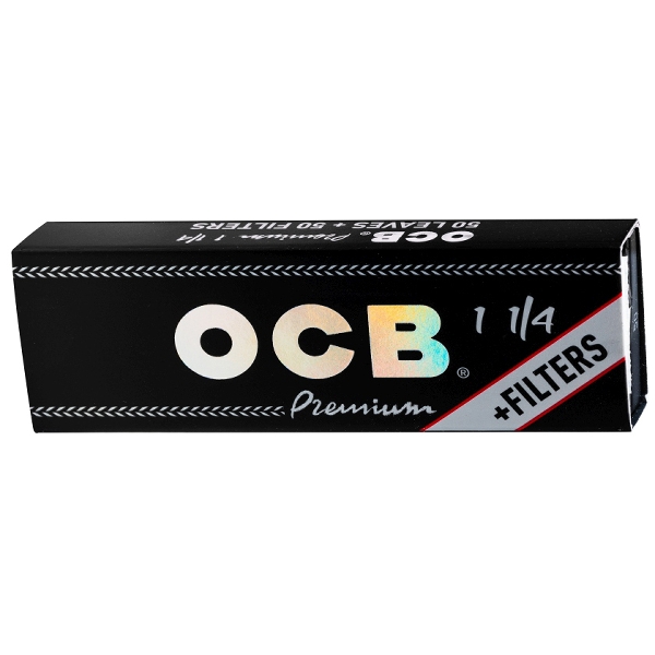 OCB Schwarz Premium 1 1/4 Papers +Tips