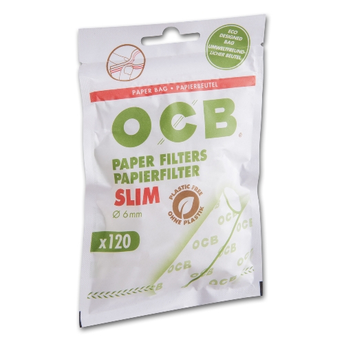 OCB Papierfilter Slim 120 Stück Beutel