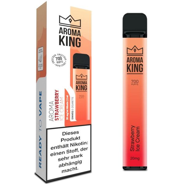 Aroma King Strawberry Ice Cream 20mg Einweg E-Zigarette