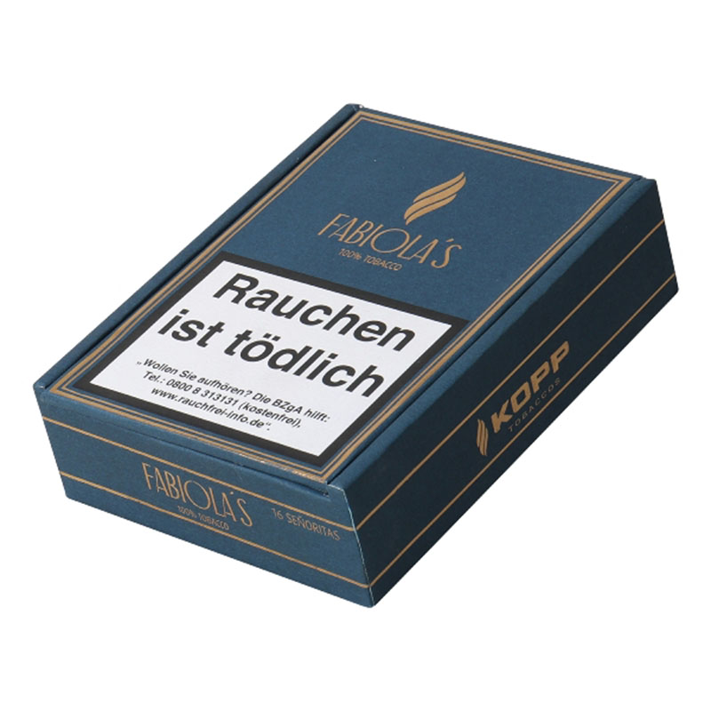 Kopp Fabiolas Senorita Zigarillos Kiste