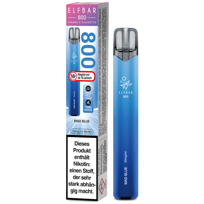 Elfbar 800 Mad Blue 20mg Einweg E-Zigarette