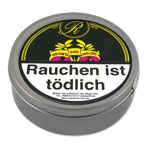 Rattray's Black Mallory Pfeifentabak Dose