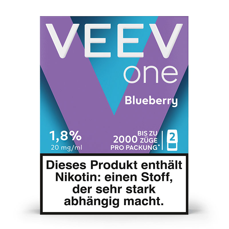 Veev One Blueberry 20mg Prefilled Pods Packung Front