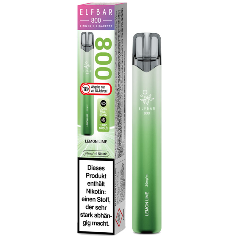 Elfbar 800 Lemon Lime 20mg Einweg E-Zigarette