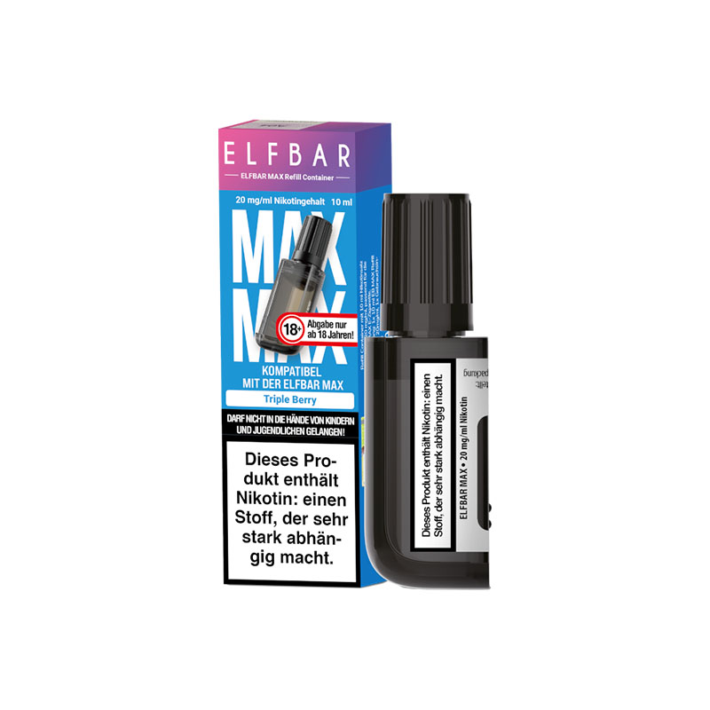 Elfbar Max Refill Pod Triple Berry 20mg jetzt kaufen! Elfbar Max Refill Pod Triple Berry 20mg jetzt kaufen!
