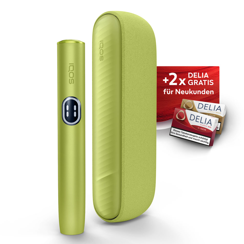 IQOS ILUMA i + Gratis DELIA Sticks bei Registrierung Leaf Green